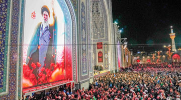 وداع تاریخی با رهبر شهید