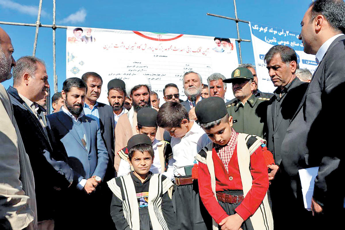  کلنگ‌زنی دامداری ۳ هزار راس مولد کوهرنگ