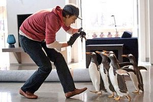 جیم کری با پنگوئن‌هایش  روز جمعه می‌آید
