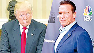 درگیری رئیس‌جمهوری آمریکا با آرنولد