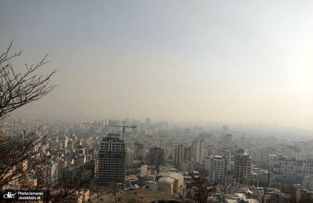آلودگی هوای تهران امروز 5 بهمن+عکس‌ها