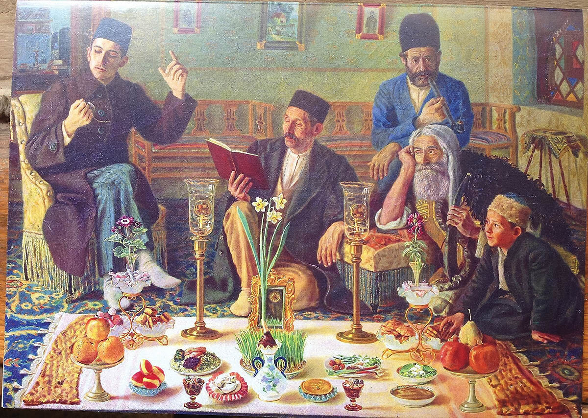 تابلوی«هفت‌سین» حسین شیخ