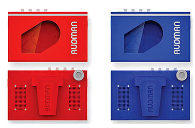 اسپیکری به شکل کاست پلیر