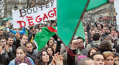 معترضان الجزایری سرکوب شدند