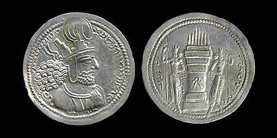 سکه‌های هنری اردشیر بابکان