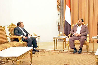 دیدار کاردار ایران در صنعا با رئیس شورای‌عالی یمن