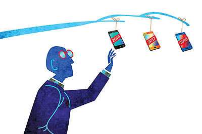 دوسوم کاربران به دنبال خرید گوشی هوشمند جدید