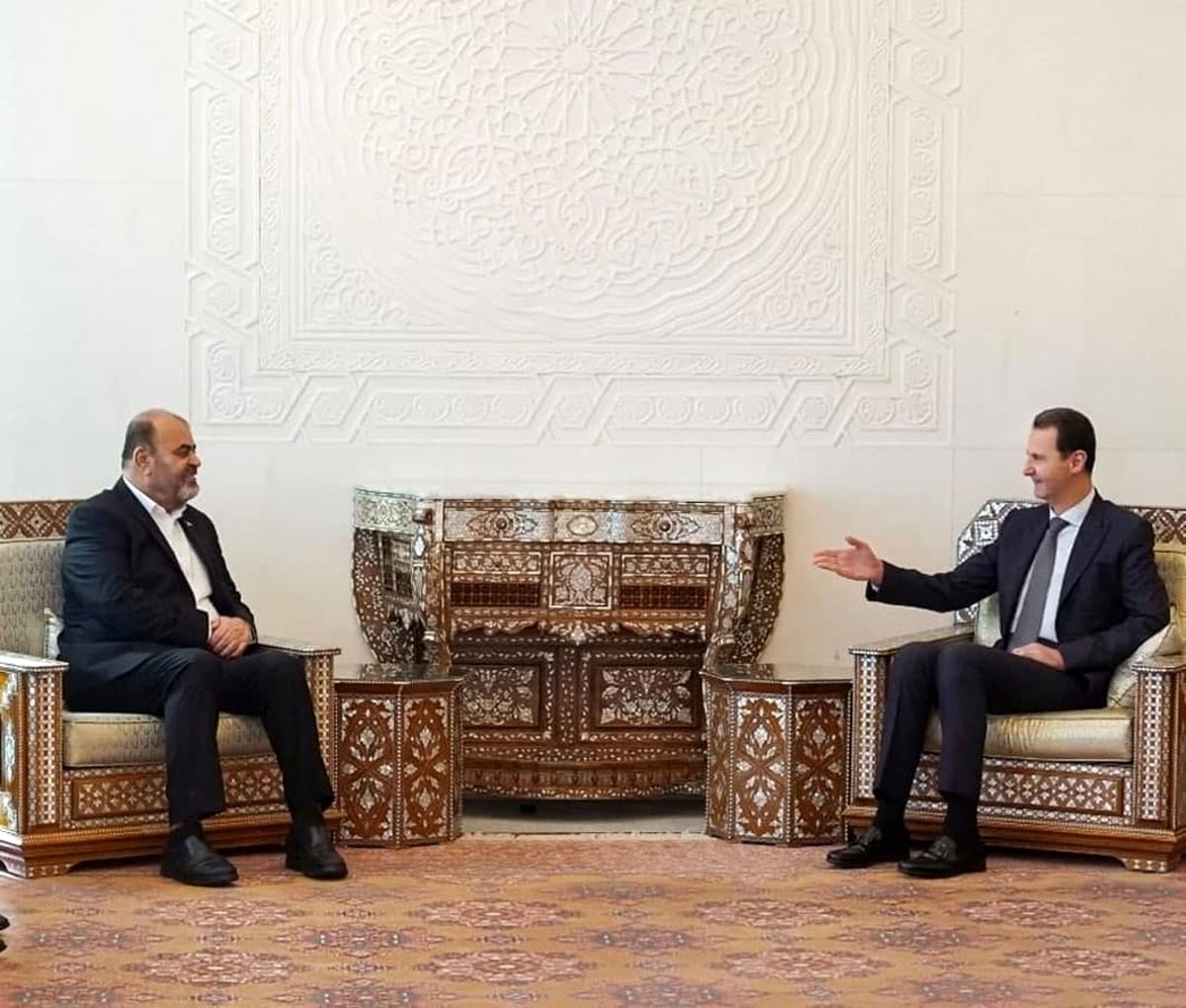 وزیر راه ایران  با بشار اسد دیدار کرد