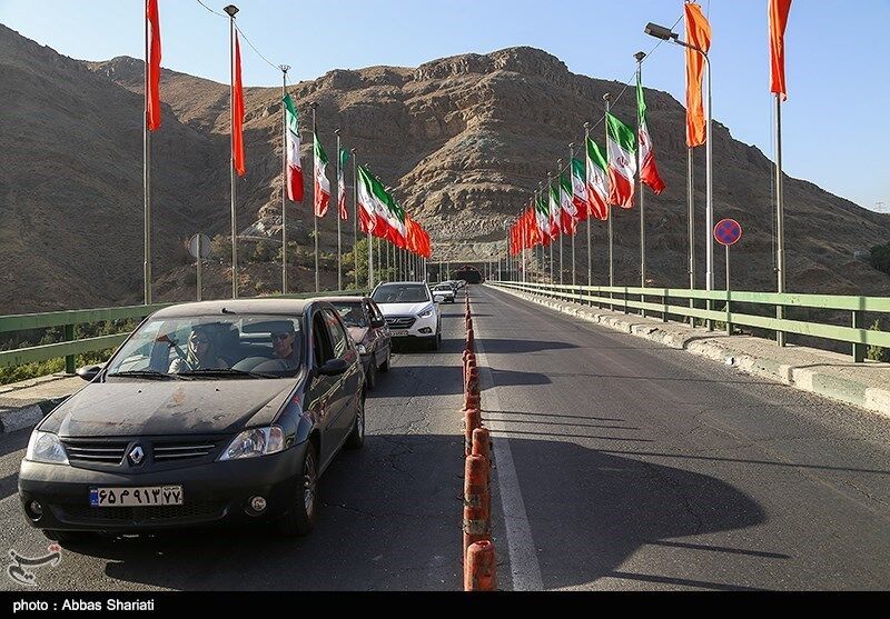 جاده هراز یک طرفه شد