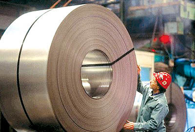 چین 500میلیون تن فولاد تولید می‌کند