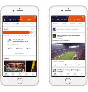 سرویس جدید فیس‌بوک برای رویدادهای زنده ورزشی