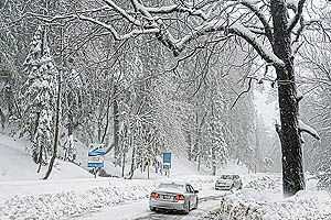 رانندگی با برف و باران