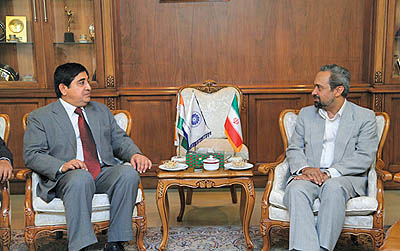 دیدار سفیر هند با رییس اتاق ایران