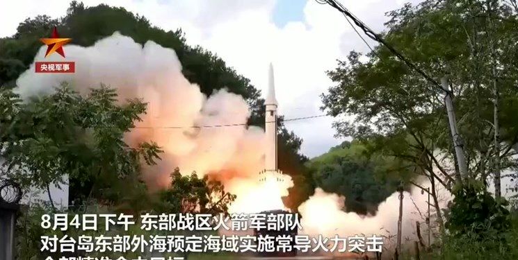 چین به ژاپن موشک شلیک کرد+جزییات