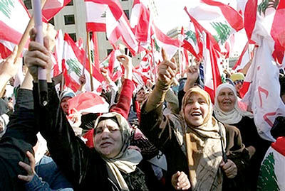 نمایش قدرت حزب‌ا... لبنان
