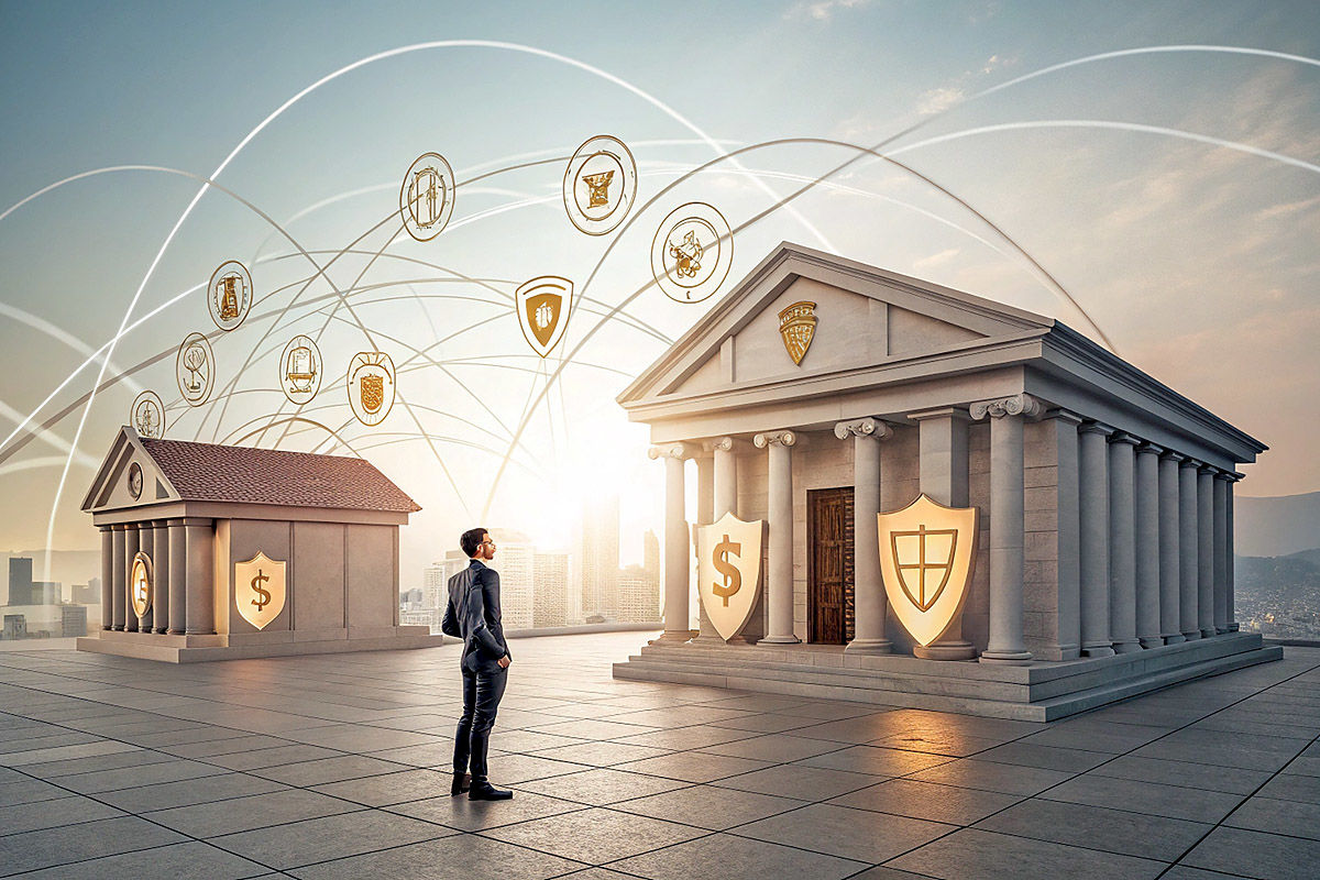 مدیریت ریسک  با  بانکداری بیمه‌ای