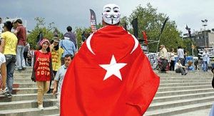 راهپیمایی‌ هواداران اردوغان