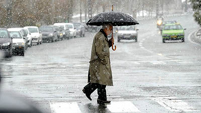 برف و باران برای پایتخت