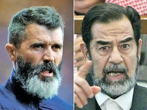 تشبیه روی کین به صدام حسین