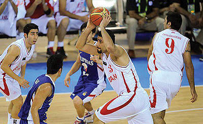 صعود مقتدرانه بسکتبال ایران به فینال کاپ‌آسیا