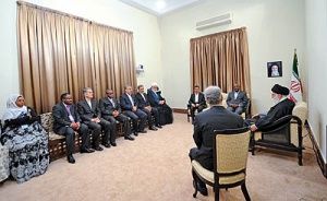 دیدار رییس‌جمهور بروندی با رهبر معظم انقلاب اسلامی