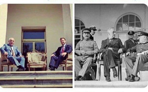 عکس شبیه‌سازی شده سفیران روس و انگلیس که جنجالی شد