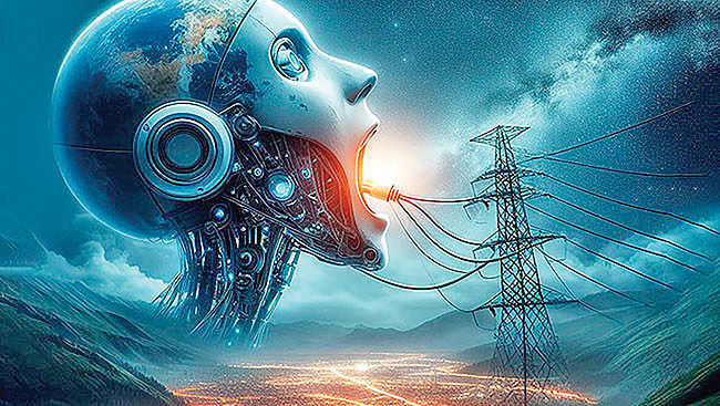 وابستگی هوش‌مصنوعی به برق