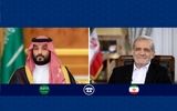 جزئیات گفتگوی پزشکیان با بن‌سلمان/ پزشکیان: تهدیدات و عملیات روانی آمریکا با هدف برهم‌زدن امنیت منطقه صورت می‌گیرد/ ولیعهد عربستان: هرگونه تهدید و تنش علیه ایران غیرقابل‌پذیرش است