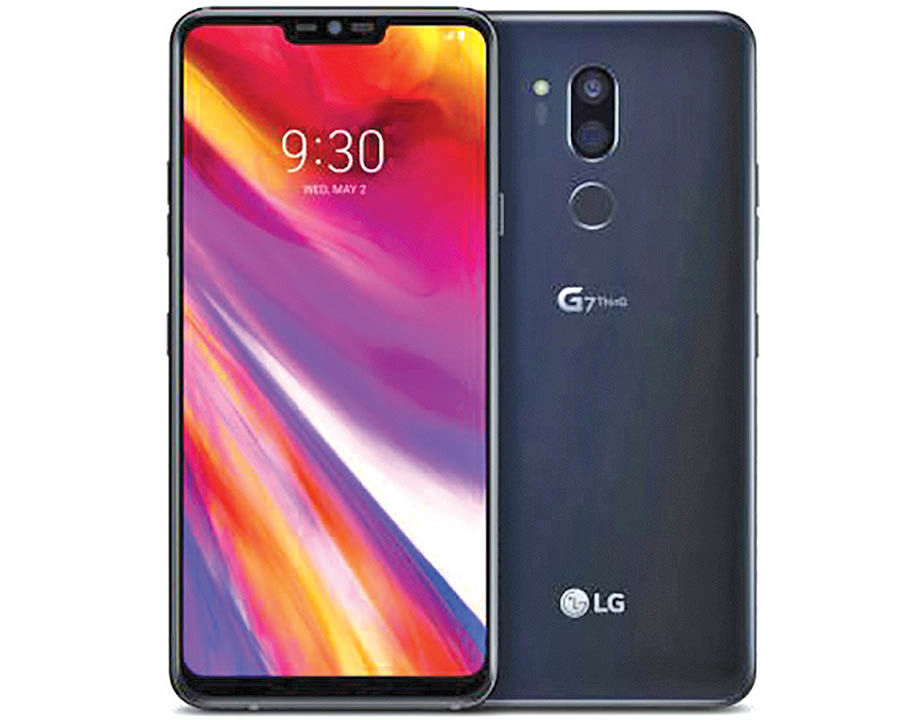 LG G7 ThinQ با رنگ مشکی به نمایش گذاشته شد