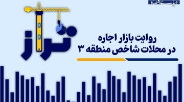 روایت بازار اجاره در محلات شاخص منطقه ۳