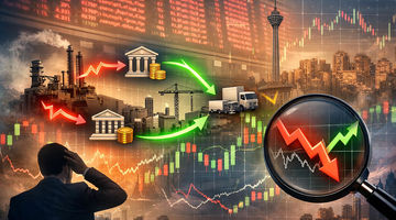 نقشه نوسان در صنایع بورسی