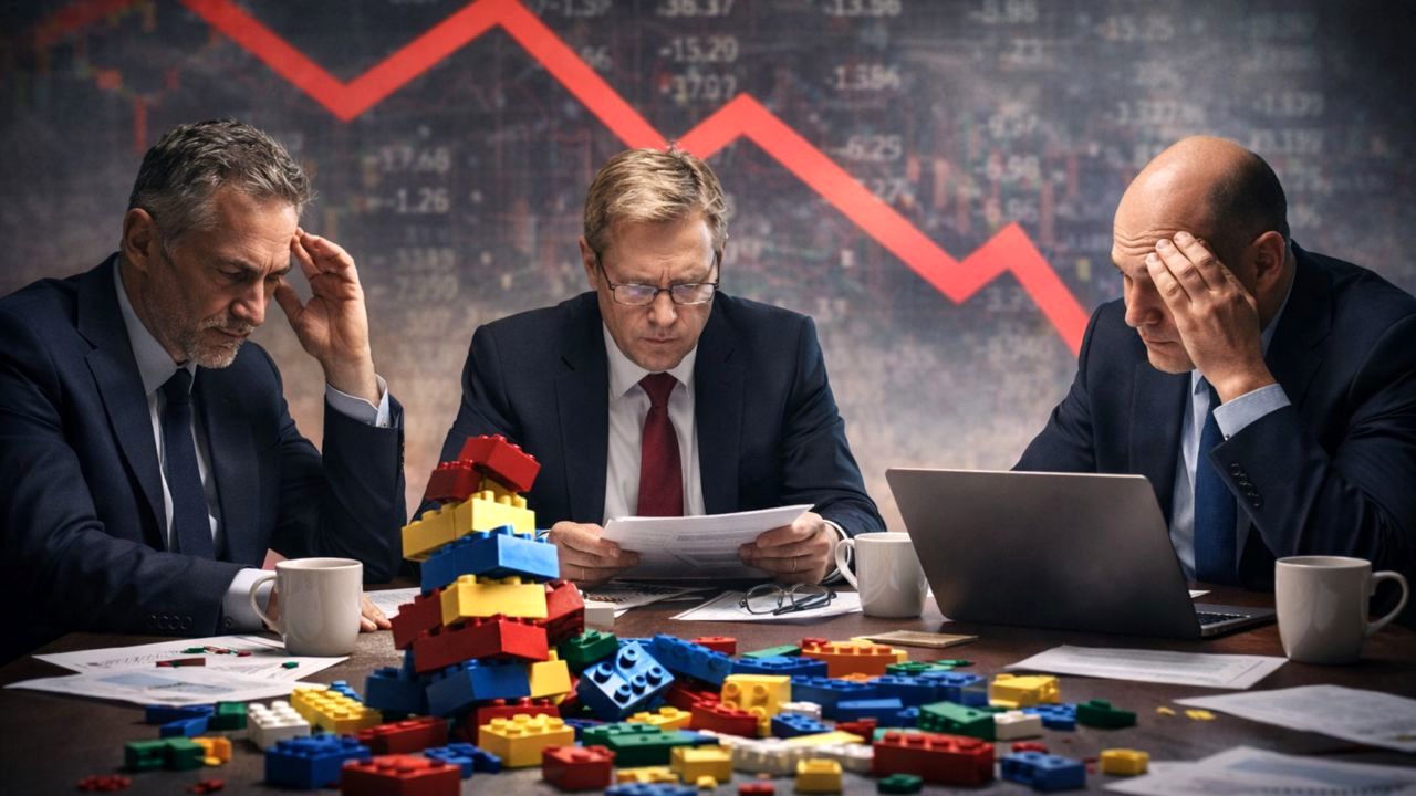 بحران مالی لگو؛ وقتی لگو تا مرز ورشکستگی پیش رفت