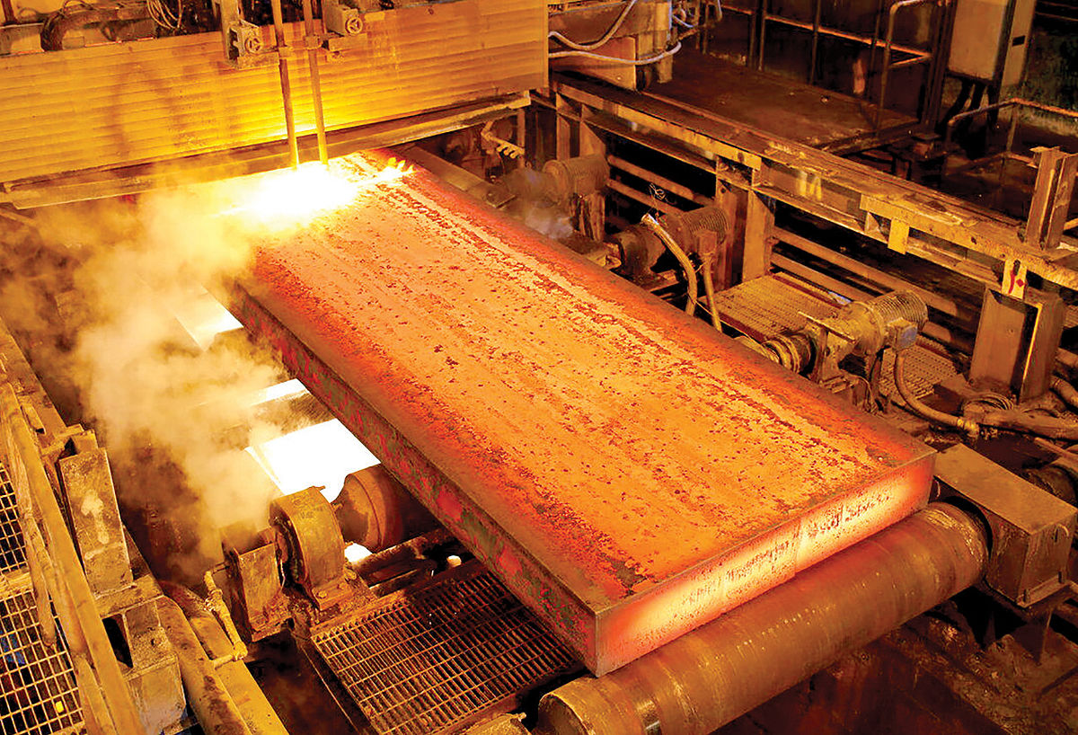 افزایش تولید تختال فولاد مبارکه در فروردین‌ماه