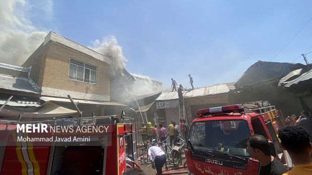 آتش سوزی در اصفهان/ چند نفر مصدوم شدند؟