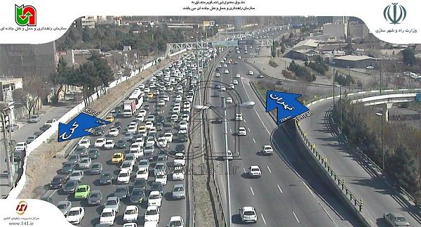 آخرین وضعیت محور کندوان/ترافیک سنگین در 3 ورودی پایتخت