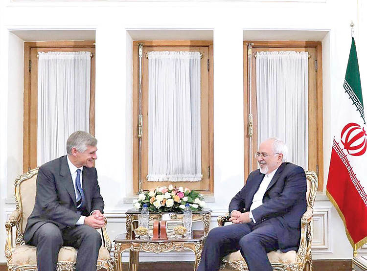 دیدار قائم مقام وزیر خارجه اتریش با ظریف