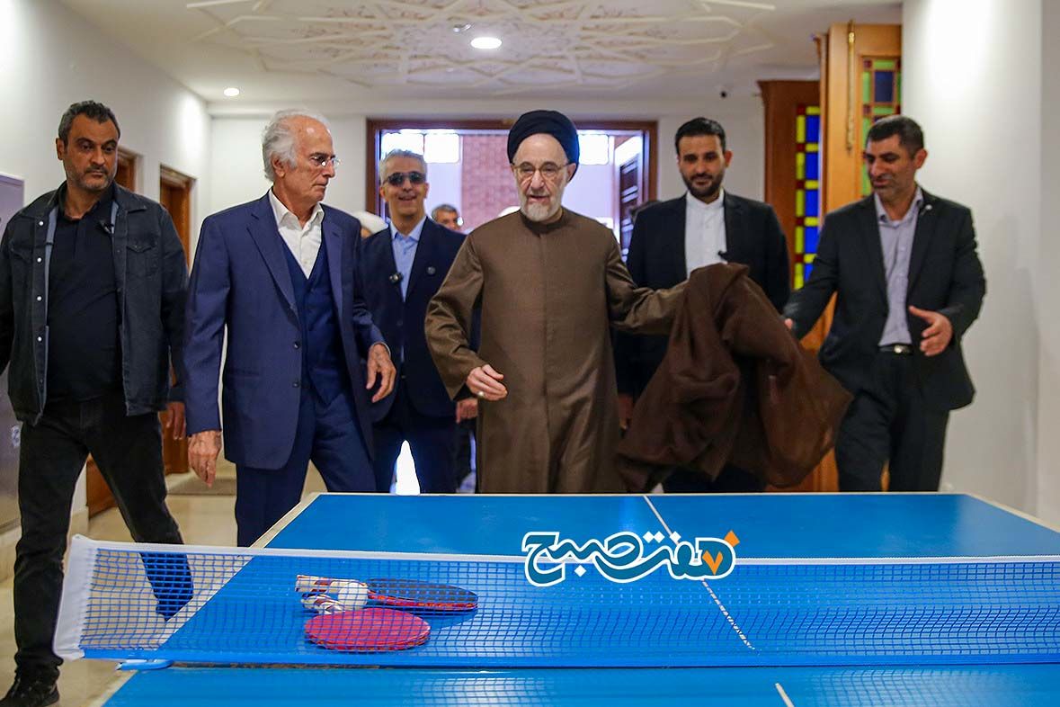 ویدئوی پینگپنگ سیدمحمد خاتمی واقعی است؟ 3