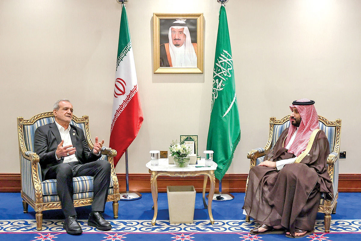 پیام ویژه پزشکیان به بن‌سلمان