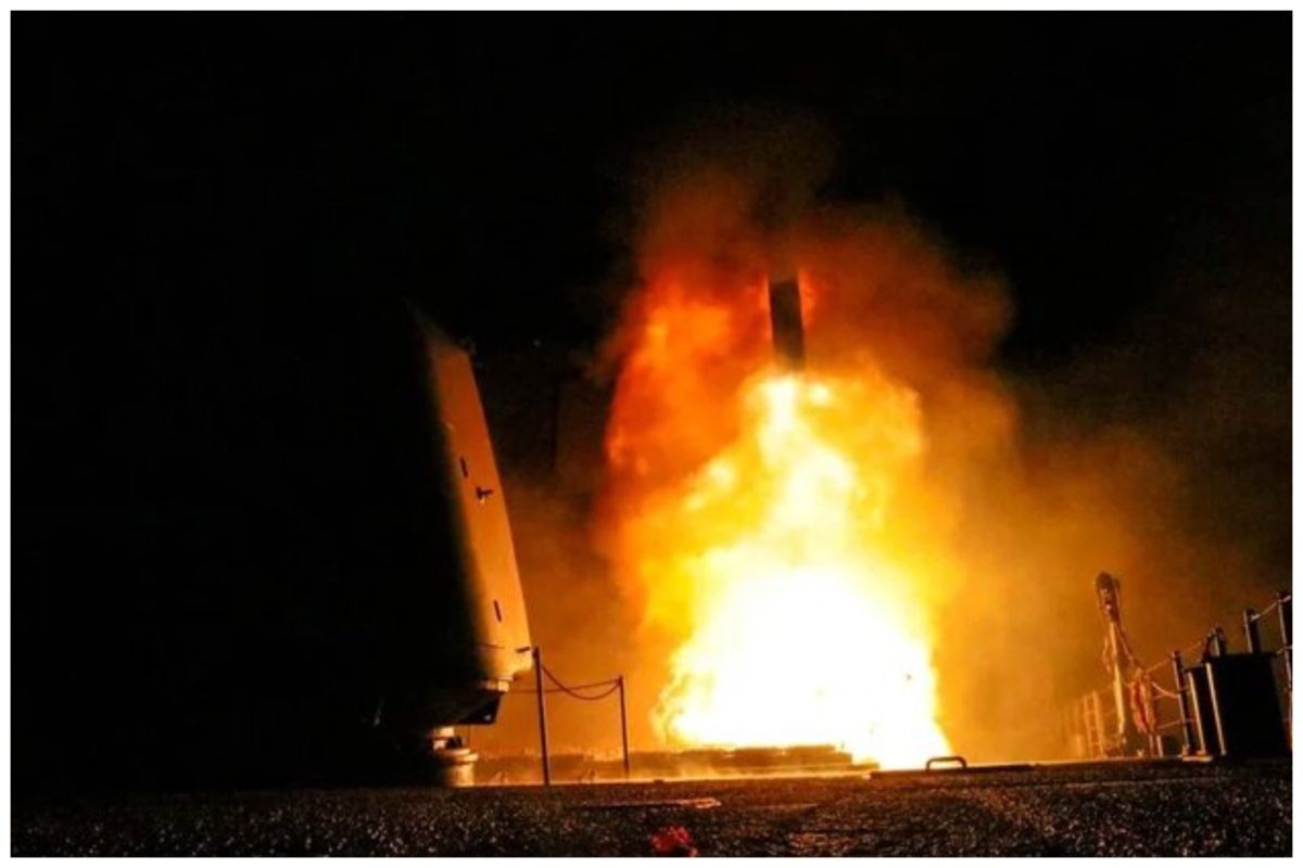 حمله موشکی به پایگاه نظامیان آمریکا در دیرالزور سوریه