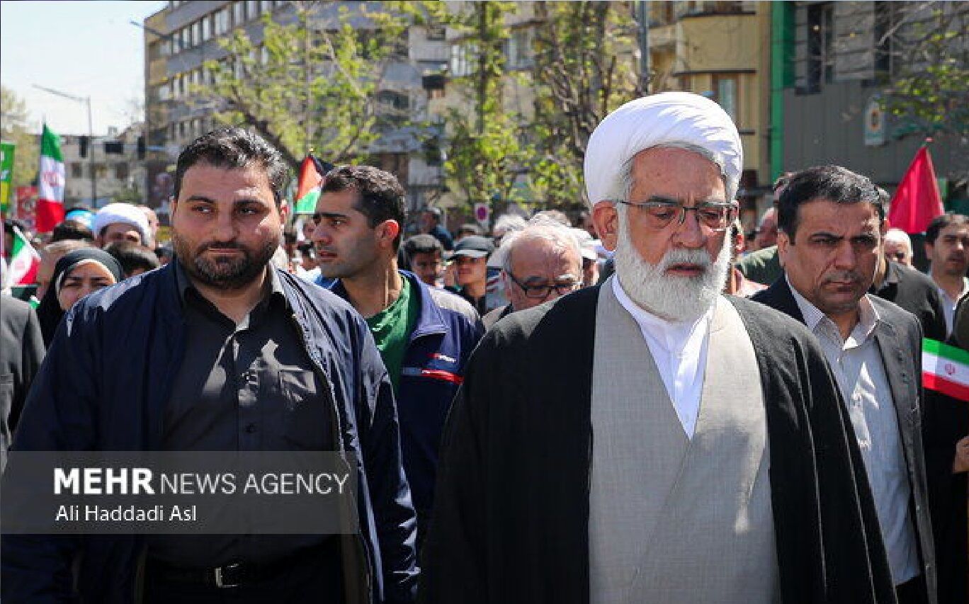 حضور مسوولان لشکری و کشوری در راهپیمایی روز قدس + تصاویر