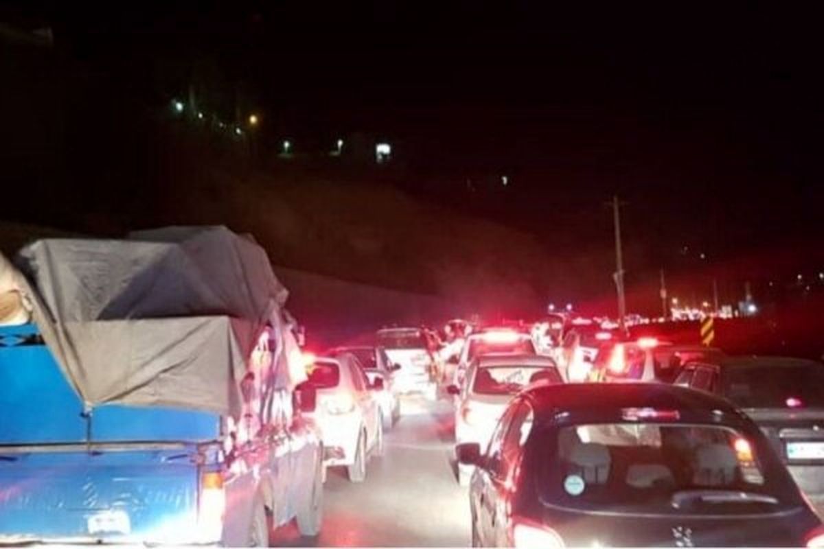 وضعیت ترافیکی در جاده کرج- چالوس