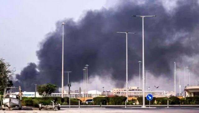  ایستگاه مخازن سوخت ابوظبی هدف قرار گرفت