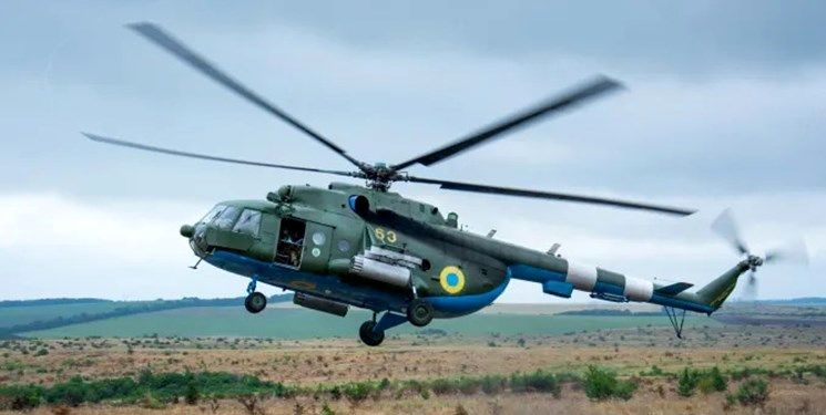 سرنگونی بالگرد رزمی «میل-8» اوکراین توسط جنگنده روسیه
