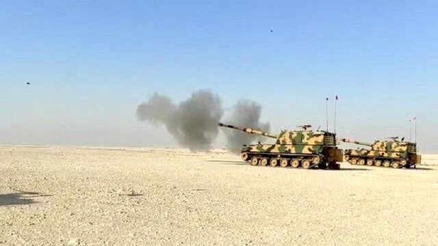 حملات توپخانه به حومه حلب از خاک ترکیه 