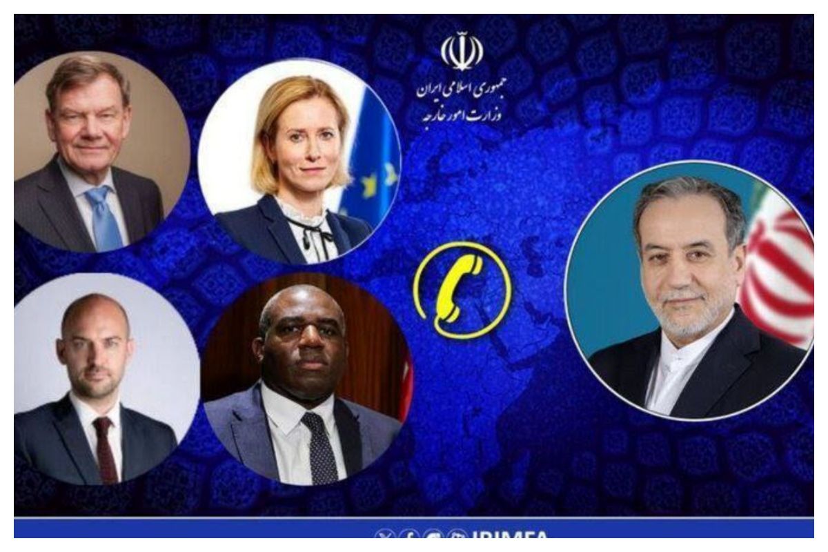 تماس تلفنی وزرای امور خارجه سه کشور اروپایی و مسئول سیاست خارجی اتحادیه اروپا با عباس عراقچی / واکنش وزیر خارجه به فعال سازی اسنپ‌بک