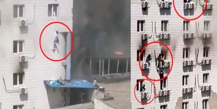 ۲۱ کشته بر اثر آتش سوزی در یک بیمارستان چین