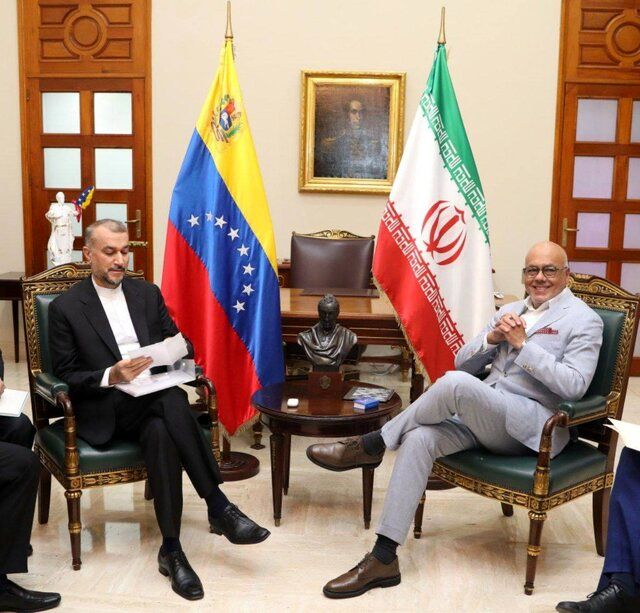 محور رایزنی امیرعبداللهیان با رئیس مجلس ملی ونزوئلا