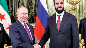 الشرع در آغوش کرملین