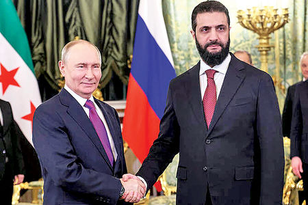 الشرع در آغوش کرملین