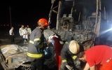 تصادف دلخراش در اتوبان قم- کاشان/ سرنشینان خودرو در آتش سوختند